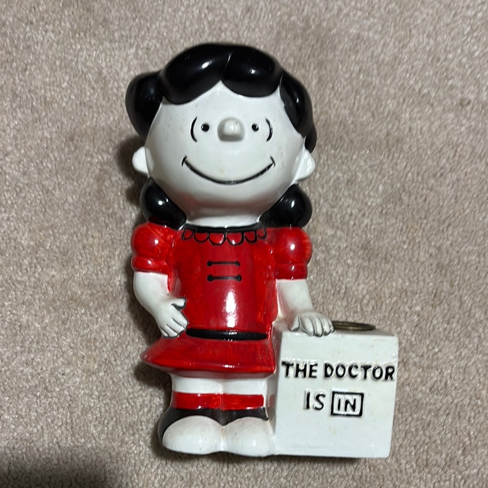 Red and Black Lucy Figurine